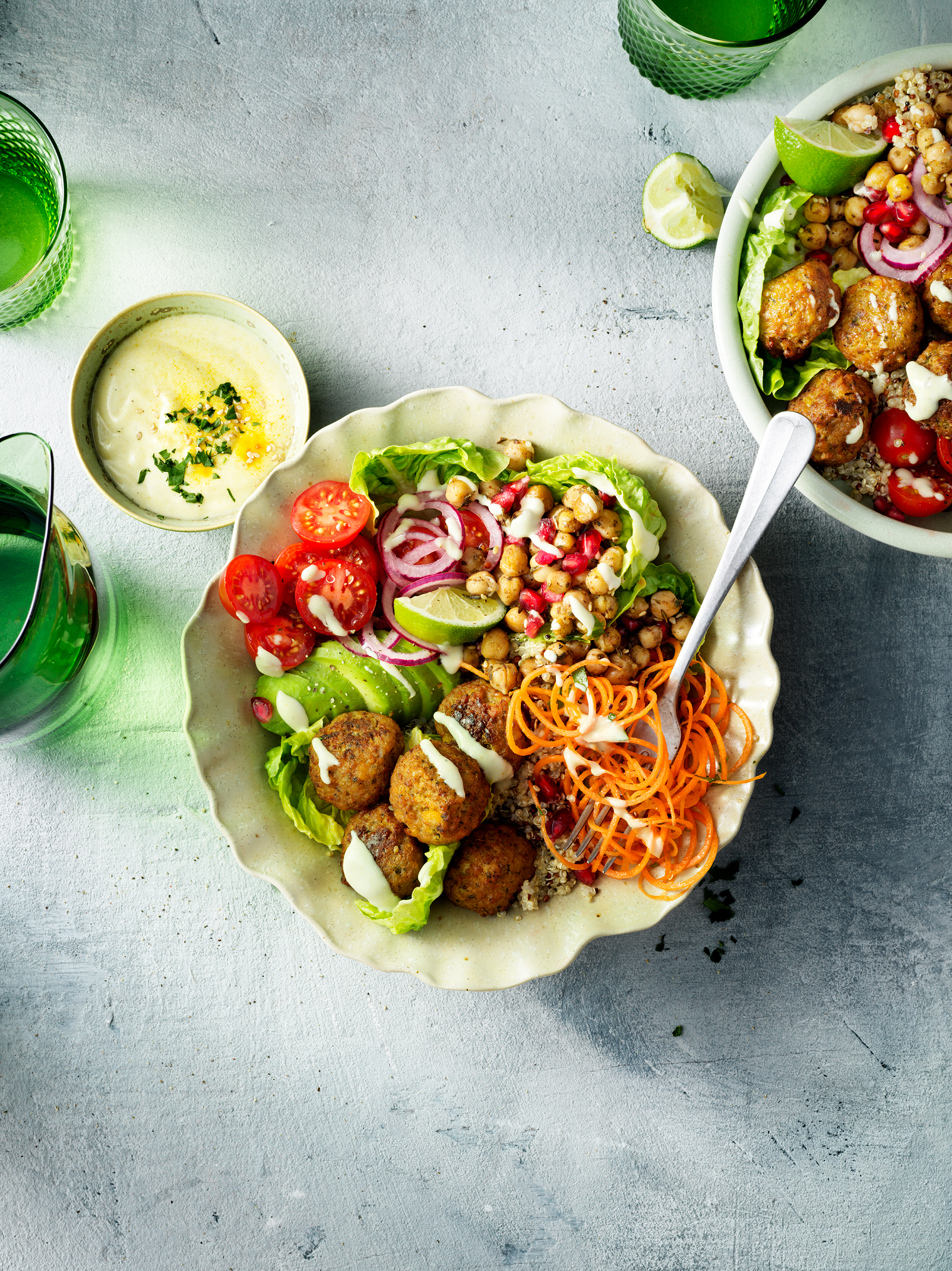 Hälsans kök Falafel bowl