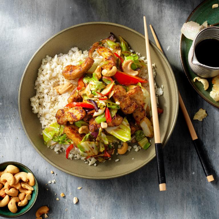 Intet spild af blomkålsris Intet spild af blomkålsris